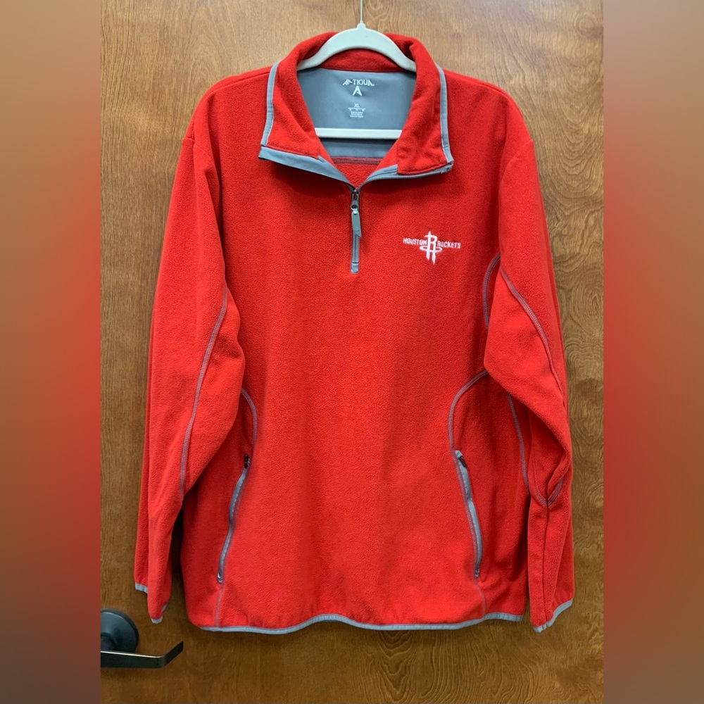 Houston Rockets 1/4 zip Antigua pullover